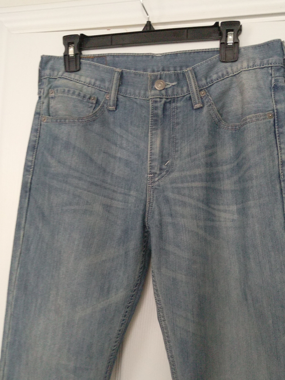 Levi's 511  Men's Slim Fit Straight Jeans Size W 32 L 32 Light Blue Wash
